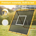 thumbnail image 3 of Soccer Rebounder Net, 3.7x3.7 ft Iron Frame - Football Training Equipment for Backyard Field, Easy Assembly, 3 of 6