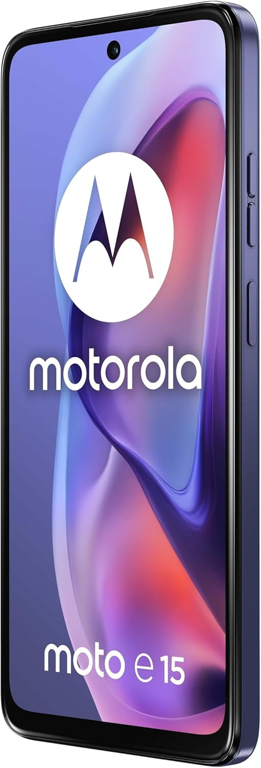 Motorola Moto E15 6.67" 90Hz Display | 64GB Storage | 5200 mAh Battery | GSM Unlocked Dual SIM International Version Smartphone (Brand New)