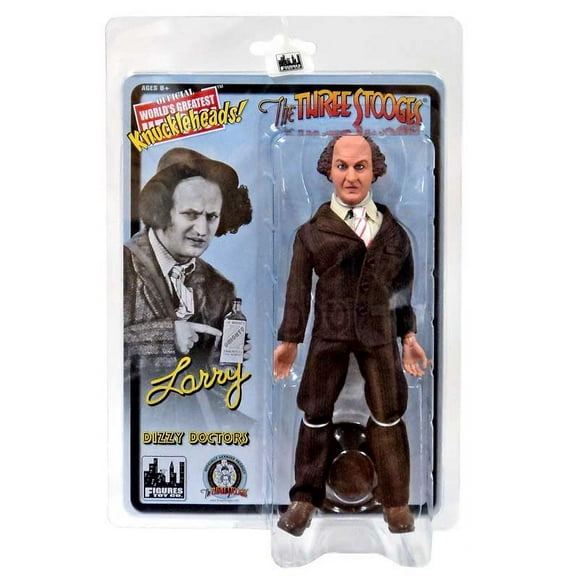 The Three Stooges Dizzy Doctors Larry 8" Action Figure