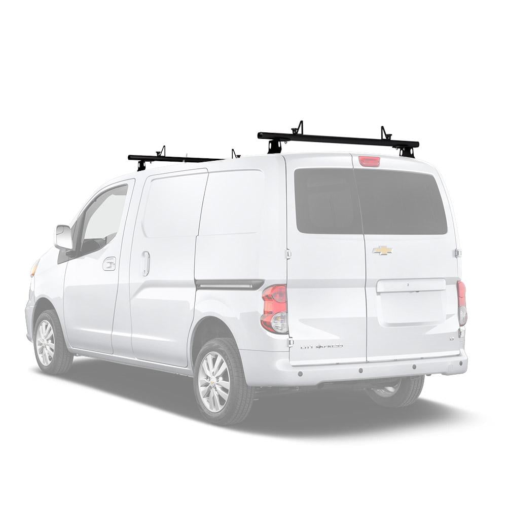 AARacks Model AX302CH Chevy City Express 2013On Aluminum 2 Bar (60") Van Roof Rack System
