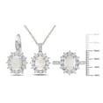thumbnail image 5 of Everly Women's Opal Sterling Silver Jewelry Set, 5 of 10