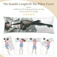 thumbnail image 5 of Anime Hot Girl Body Pillow Cover Long Pillow Case Protector Decorative Bedding Soft Large Pillow Cases Covers for Bedroom,Couch,Sofa,20x54inch, 5 of 5