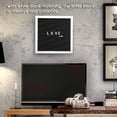 thumbnail image 2 of ZPSHYD Letter Board, 25cmx25cm Message Plastic Letter Board Sign Changeable Letters Numbers Home Room Decor(White Frame), 2 of 8