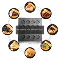 thumbnail image 5 of Máquina eléctrica comercial para hacer pasteles con ruedas, máquina para hacer gofres, hamburguesas y huevos de alta calidad, máquina eléctrica para hornear moldes para hornear de 2500 W, 5 of 5