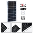 thumbnail image 3 of 10W 12V Solar Panel Kit Portable USB Port Solar Charger For Phones Tablets Cameras For Cars Motorcycles Camping Equipment, 3 of 7