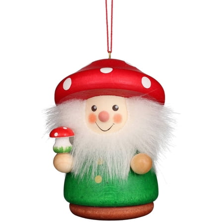 Alexander Taron 3" Mushroom Man Christian Ulbricht Christmas Hanging Ornament