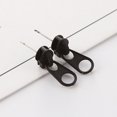 thumbnail image 3 of UDIYO 1 Pair Female Earrings Eye-catching Zipper Ear Studs Exquisite Piercing Zip Ear Studs for Party, 3 of 7