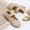 Beige, variant on Liyamei Girls Dress Shoes Mary Jane Low Shoes Ballerinas Children Princess Shoes Wedding Shoes Flat Baby Evening Shoes Party School Shoes Girls Dress Sandals Size Beige 6-12 Months