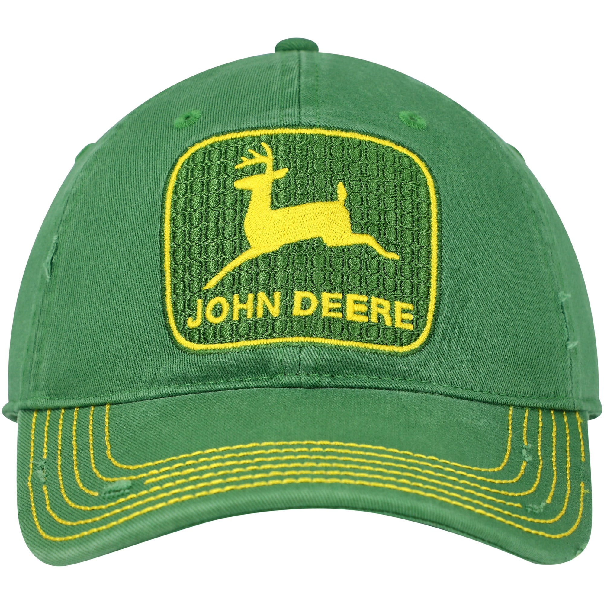 Men's Top of the World Green John Deere Classic Vintage Twill Adjustable Hat - OSFA
