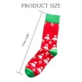 thumbnail image 4 of Lava 2 Pairs Women Christmas Socks Novelty Funny Casual Cotton Crew Socks Size 9-11 Candy, 4 of 9