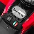 thumbnail image 2 of 24V Ride on Car, Kids ATV Quad with Bluetooth Music w/Storage Racs, Anti-Slip Tires, 160W Motors, Crash Bars, Power Display, LED Lights & Bluetooth, 24 Volt Ride on Toys for Toddlers Ages 3+, Red, 2 of 7