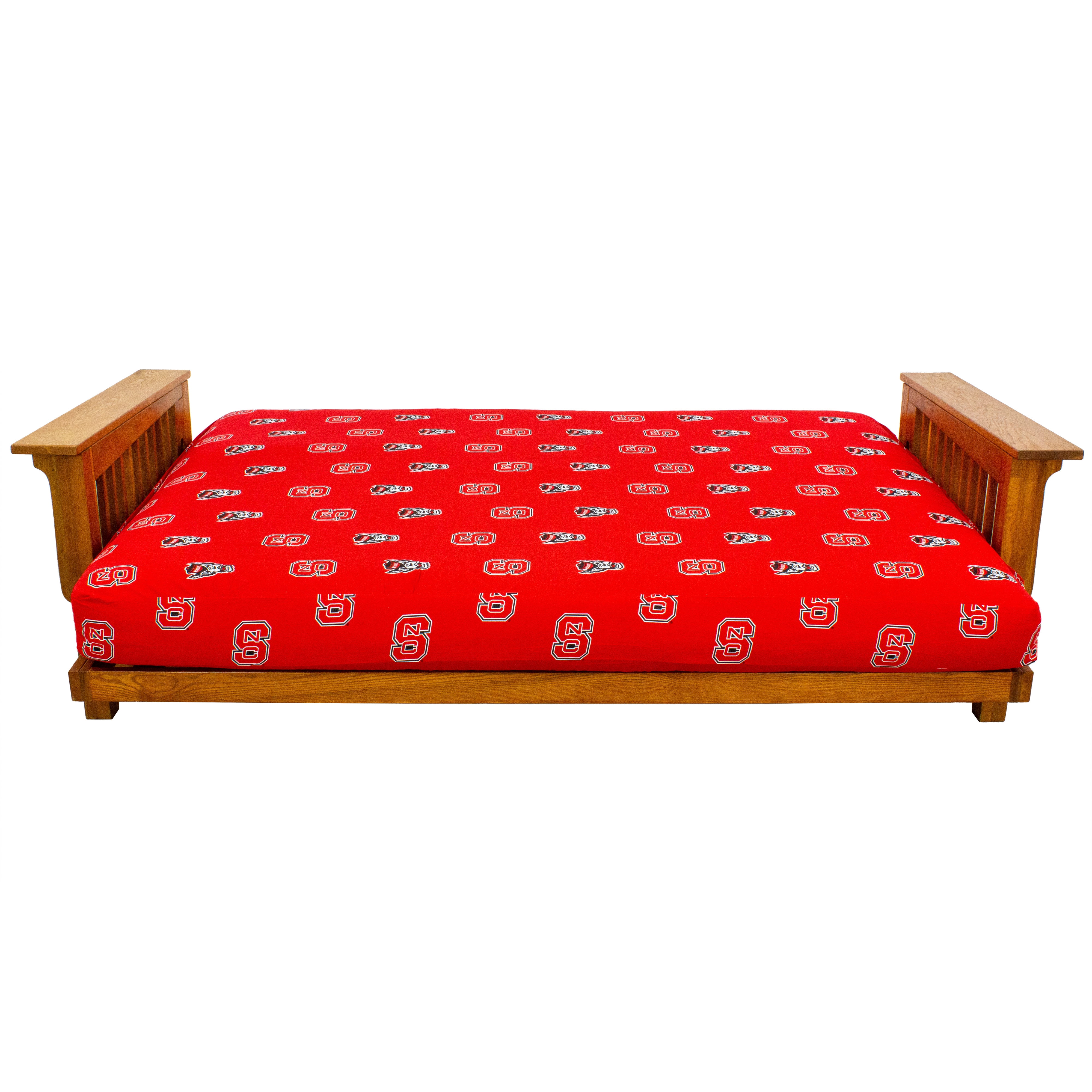 North Carolina State Wolfpack Futon Cover - Full size fits 6 and 8 inch mats
