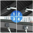 thumbnail image 4 of Sidaley Separador de puerta trasera de acero inoxidable para coche Separador de puerta trasera de coche duradero y exquisitamente elaborado Ventana automotriz, 4 of 6