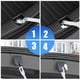 thumbnail image 1 of sweethay Soporte de acero inoxidable para puerta trasera de coche, tecnología de fabricación avanzada que garantiza una alta precisión en el Ventana automotriz, 1 of 6