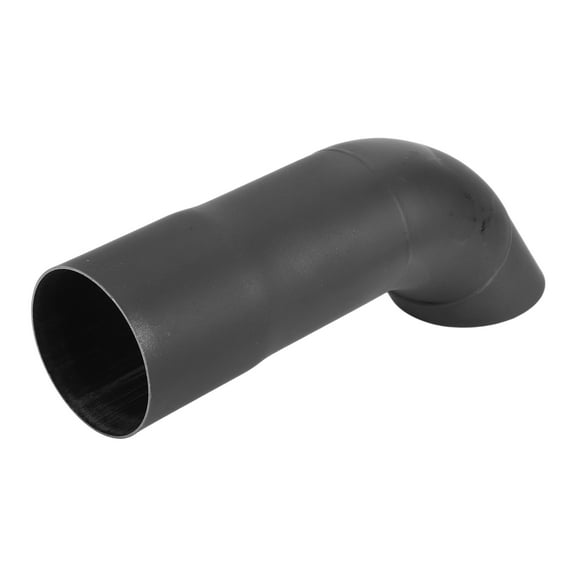 Unique Bargains 2.01" Inlet T304 Stainless Steel Turn Down Exhaust Tip 230mm Long Black