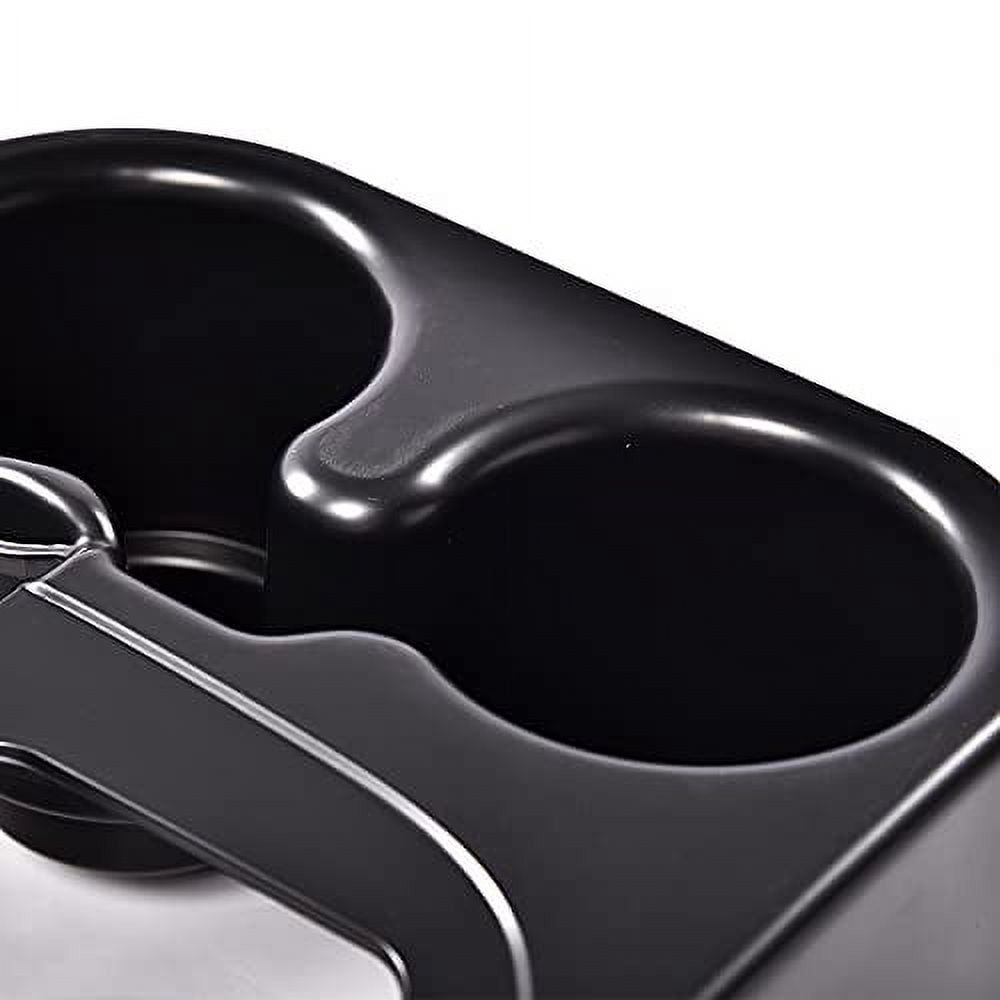 PIT66 Center Console Cup Holder, Fit for 2003-2012 Dodge Ram 1500 2500 3500 Matte Black