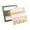 gold cutlery green box, variant on kowaku 6 Pieces Christmas Spoons Forks Set Flatware Dessert Forks and Spoons Coffee Spoon Stainless Steel for Cake Tea Party Present silvery green box
