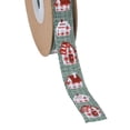 thumbnail image 3 of 8 Yard Christmas Ribbon Xmas Decor Decorative Multipurpose DIY Gift Wrapping Ribbon for Bouquets Greeting Cards Wreath Decor Green House, 3 of 9