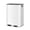 White, variant on Dual Trash Can, Stainless Steel Step Garbage Can and Recycle Bin Combo, Double Compartment Waste Basket with Removable Inner Buckets and Soft Close Lids for Kitchen, Office