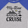 thumbnail image 4 of Inktastic My First Cruise with Cruise Ship and Palm Trees Boys or Girls Baby Bodysuit, 4 of 5