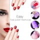 thumbnail image 4 of Juego de pinzas para quitar esmalte de uñas, pinzas para quitar esmalte de uñas de gel UV, herramienta para envolver uñas acrílicas, color morado, 4 of 5