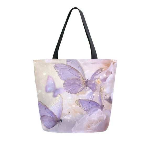 DIXRUYEE Tote Bag Women Weekender Travel Bag Shoulder Handbag Butterfly Serenade Printed