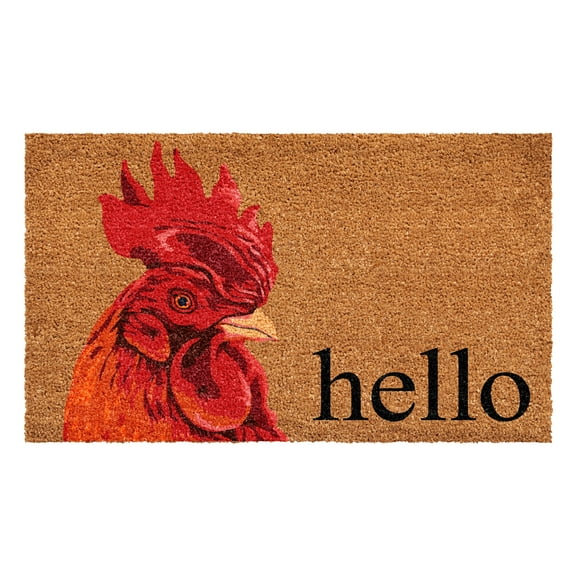 Rooster Doormat 17" x 29"