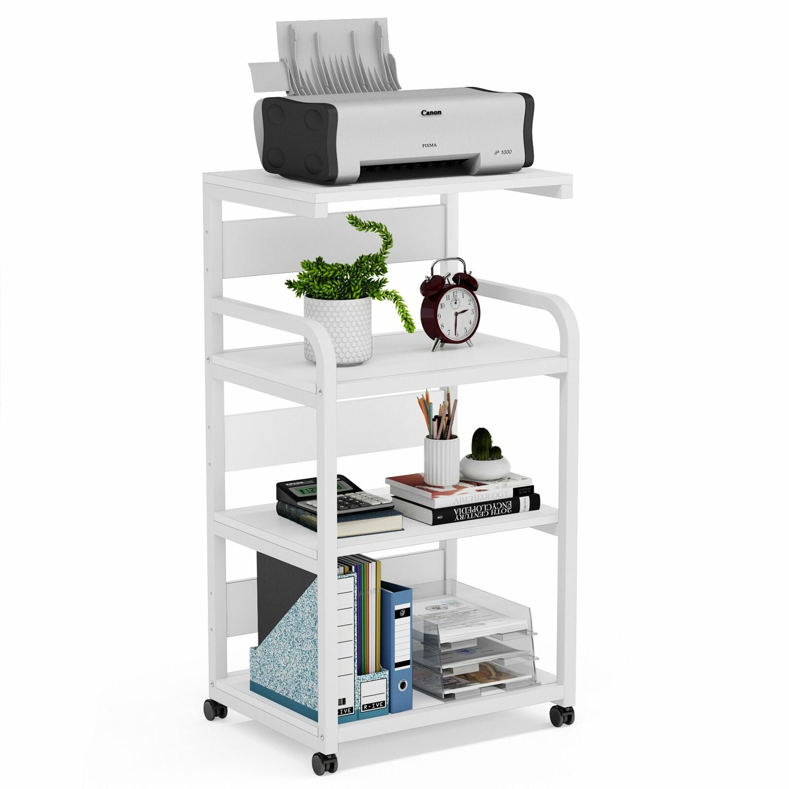 Details about   Circuit City 2 Shelf Rolling Printer Cart Machine Stand with Cable Management 