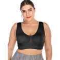 thumbnail image 1 of LELINTA Womens Women's Plus Size Extreme Comfy Stretch Sport Bra Seamless Medium Impact Supportive Wirefree Sports Bra, 1 of 8