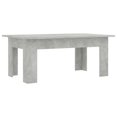 thumbnail image 2 of "IM Beauty Wide Tabletop Coffee Table,easy to clean 39.4""x23.6""x16.5"" Concrete Gray,Chipboard", 2 of 6