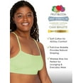 thumbnail image 3 of Fruit of the Loom Women's Spaghetti Strap Cotton Pullover Sports Bra Value Pack, 3 of 5