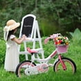 thumbnail image 5 of RoyalBaby Jenny Princess 18 inch Girl's Bicycle, White & Pink, 5 of 10