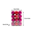 thumbnail image 2 of Kbndieu 24PCS Christmas Tree Balls Ornaments for Xmas Christmas Tree 30mm/1.18" Shatterproof Christmas Tree Decorations Hanging Ball for Holiday Wedding Party Christmas Decorations on Clearance, 2 of 3