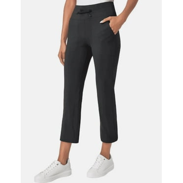 Mondetta Women's Drawstring Capri Pants, Color Black Small