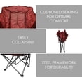 thumbnail image 6 of Zenithen Limited Guidesman Portable Padded Folding Chair, Red - Pack of 1, 6 of 6