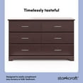 thumbnail image 4 of Storkcraft Brookside 6-Drawer Double Dresser, 4 of 13
