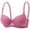 Purple-03, variant on Perfectbot Wireless Bras for Women Balconette Push Up Sexy Sheer Lace Bra for Everyday Wear
