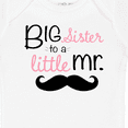 thumbnail image 4 of Inktastic Big Sister to a Little Mr. Girls Baby Bodysuit, 4 of 5