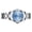 Light Blue, variant on YAHHU Women's Classic Quartz Watch, Stainless Steel Band Wristwatch with Luminous Pointer, 30M (98 FT) Waterproof, Dark Blue Face, 1.16 inches (29.5mm) Case