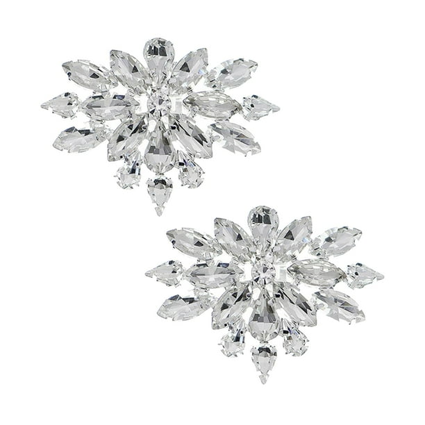 Clips para zapatos de boda Sunnimix 2 Piezas Joyería Accesorios de Sombrero Vestido de Fiesta Novia