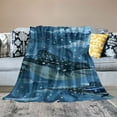 thumbnail image 2 of BCIIG Stingray Warm Lightweight Blanket Soft Fleece Blankets for All Seasons with Flannel Fabric - Ideal for Toddlers, Children, and Adults 40x50in, 2 of 6