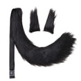 thumbnail image 4 of Ensemble 3 Pcs Oreilles et Queue en Peluche Ajustables pour Carnaval Halloween Robe Femmes Filles Noir, 4 of 10