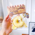 thumbnail image 2 of K-816 Fuzzy Ball Cheese Food Play Pinch Toy Decompression Sensory Squeeze For Fun Activity Playtime Fun, 2 of 6