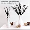 thumbnail image 4 of Advancent 20 unidades/juego de plantas artificiales de bajo mantenimiento, amplia aplicación, decoración de bodas, flores amigables con las Plantas Artificiales Naranja Eucalipto, 4 of 6