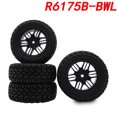 thumbnail image 2 of Ruedas Delanteras Y Traseras 4 Uds. 75mm para Coche Carreras Tamiya HSP HPI 1/10, 2 of 9