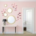 thumbnail image 2 of 48 DIY PIECES Mirror Butterfly Combination, 3D Papillon Wall, 2 of 5