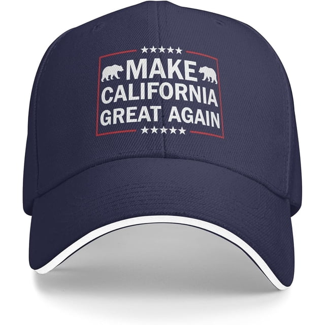 Make Ca Great Again Golf Hats California Stong Baseball Cap Classic Adjustable Workout Dad Caps