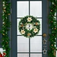Christmas Deals! 2 Pack Christmas Wreath for Front Door Xmas Wreath