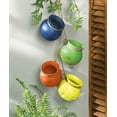 thumbnail image 2 of Zingz & Thingz Multicolored Ceramic Fiesta Dangling Pots, 2 of 3