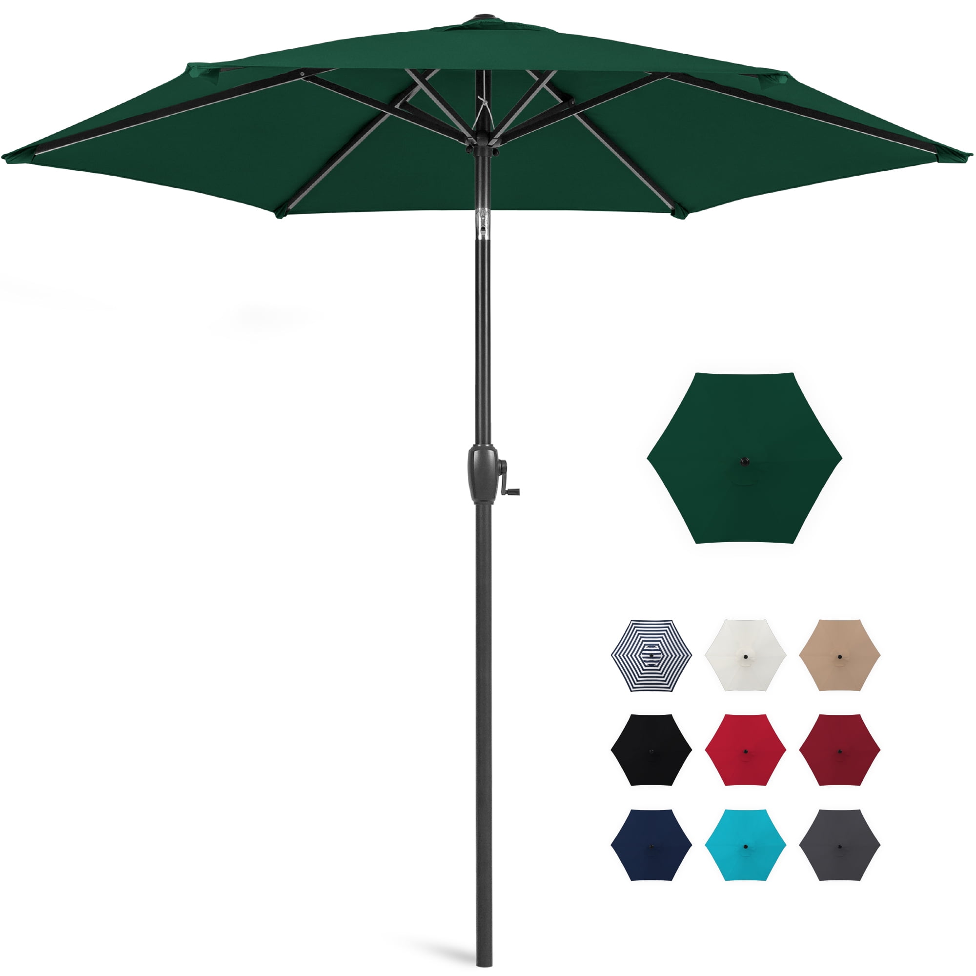 Best Choice Products 7.5ft HeavyDuty Outdoor Market Patio Umbrella w